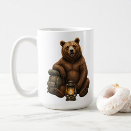 かわいい森のクマのキャラクターTシャツ コーヒーマグカップ