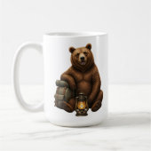 かわいい森のクマのキャラクターTシャツ コーヒーマグカップ (左)
