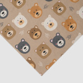 かわいい森のクマの子供たち 薄葉紙 (詳細)