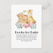 かわいい森のブックリクエストカード エンクロージャーカード (正面)