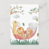 かわいい森のブックリクエストカード エンクロージャーカード (裏面)