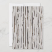 かわいい森の中 |ベビーシャワーサンキューカード サンキューカード (裏面)