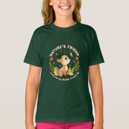 かわいい森の仲間 子鹿 Tシャツ