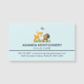 かわいい森の動物お洒落漫画 (正面)