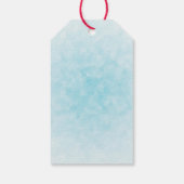 かわいい森の動物たちがいるクリスマストラック ギフトタグ (裏面)