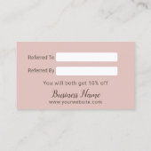 かわいい森の動物のクラフト素朴紹介 紹介カード (裏面)