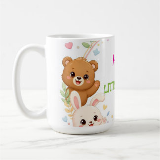 かわいい森の動物の保育園の壁のアート - クマ コーヒーマグカップ