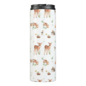 かわいい森の動物の友だちパターン タンブラー (裏面)