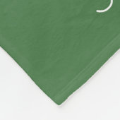 かわいい森の動物の友だちパターン フリースブランケット (角)