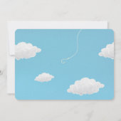 かわいい森の動物の子供の誕生日パーティー 招待状 (裏面)