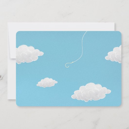 かわいい森の動物の子供の誕生日パーティー 招待状 (裏面)