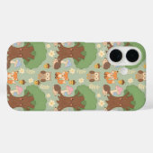 かわいい森の動物柄フォンケース Case-Mate iPhoneケース (裏面 (横))
