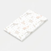 かわいい森の動物柄 ポストイット (アングル)