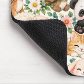 かわいい森の動物 マウスパッド (コーナー)