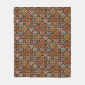 かわいい森の秋 フリースブランケット (正面)