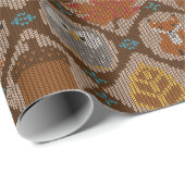 かわいい森の秋 ラッピングペーパー (ロールコーナー)