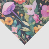 かわいい森の花きのこコテージコアパターン 薄葉紙 (詳細)