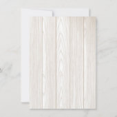 かわいい森の赤ちゃんのお祝い郵送セット 招待状 (裏面)