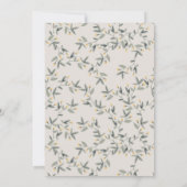 かわいい森の赤ちゃんライオン 葉っぱ あらゆる年齢の誕生日 サンキューカード (裏面)