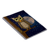 かわいい森の鳥のイラスト ノートブック (右側)