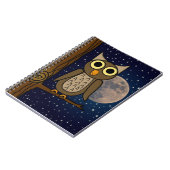 かわいい森の鳥のイラスト ノートブック (左側)