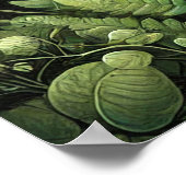 かわいい森の鹿の赤ちゃんイラスト – 愛らしいバ ポスター (角)