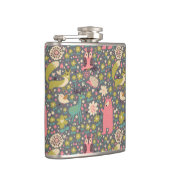 かわいい森林動物パターン フラスク (右)
