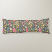 かわいい森林動物パターン ボディピロー (裏面)