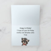 かわいい森林動物 カード (内部)