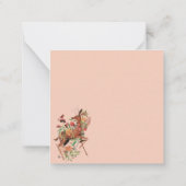 かわいい森林動物 ノートカード (裏面)