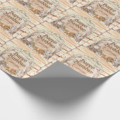 かわいい森林動物 ラッピングペーパー (角)