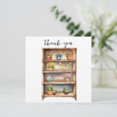 かわいい植物と庭の機能のある本棚 シーズンカード (スタンド正面)