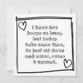 . .かわいい植物テーマの着色料で言う (裏面)