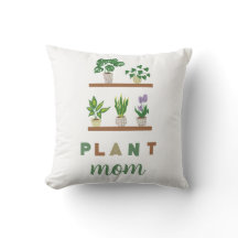 かわいい植物ママ熱帯緑の女性