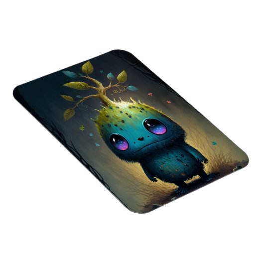 かわいい植物モンスターアートマグネットファンタジー マグネット (右側)