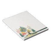 かわいい植物林メモ帳からのメモ ノートパッド (アングル)