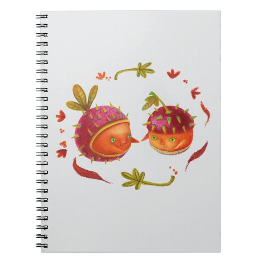 かわいい植物 ノートブック (正面)