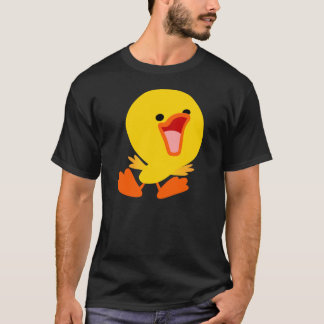 かわいい楽しいマンガのアヒルTシャツ Tシャツ