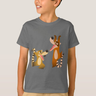 かわいい楽しいマンガcoatimundis子供たちTシャツ Tシャツ
