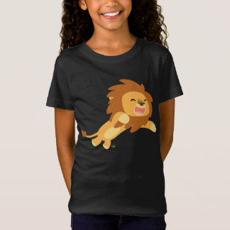 かわいい楽しい漫画ライオンの子どもTシャツ Tシャツ