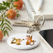 かわいい楽しい漫画 キーホルダー (側面)