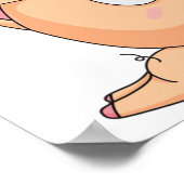 かわいい楽しい農場の動物 ポスター (角)