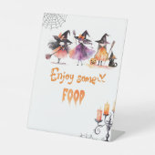 かわいい楽しむフードウィッチ衣装パーティー 台座サイン (正面)