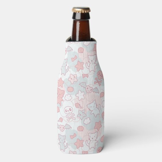 かわいい模様 ボトルクーラー (ボトル正面)