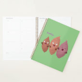 かわいい歌うさつまいもアニメ野菜 プランナー手帳 (ディスプレー)