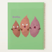 かわいい歌うさつまいもアニメ野菜 プランナー手帳 (裏面)