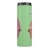 かわいい歌うさつまいも漫画野菜 タンブラー (裏面)