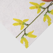 かわいい歌うブルーバードツリーブランチ 薄葉紙 (詳細)