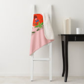 かわいい歌う唐辛子の漫画イラストレーション シェルパブランケット (インサイチュ)