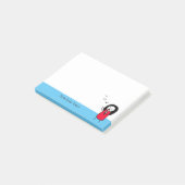 かわいい歌う女の子音楽イラストレーションの名前 ポストイット (アングル)